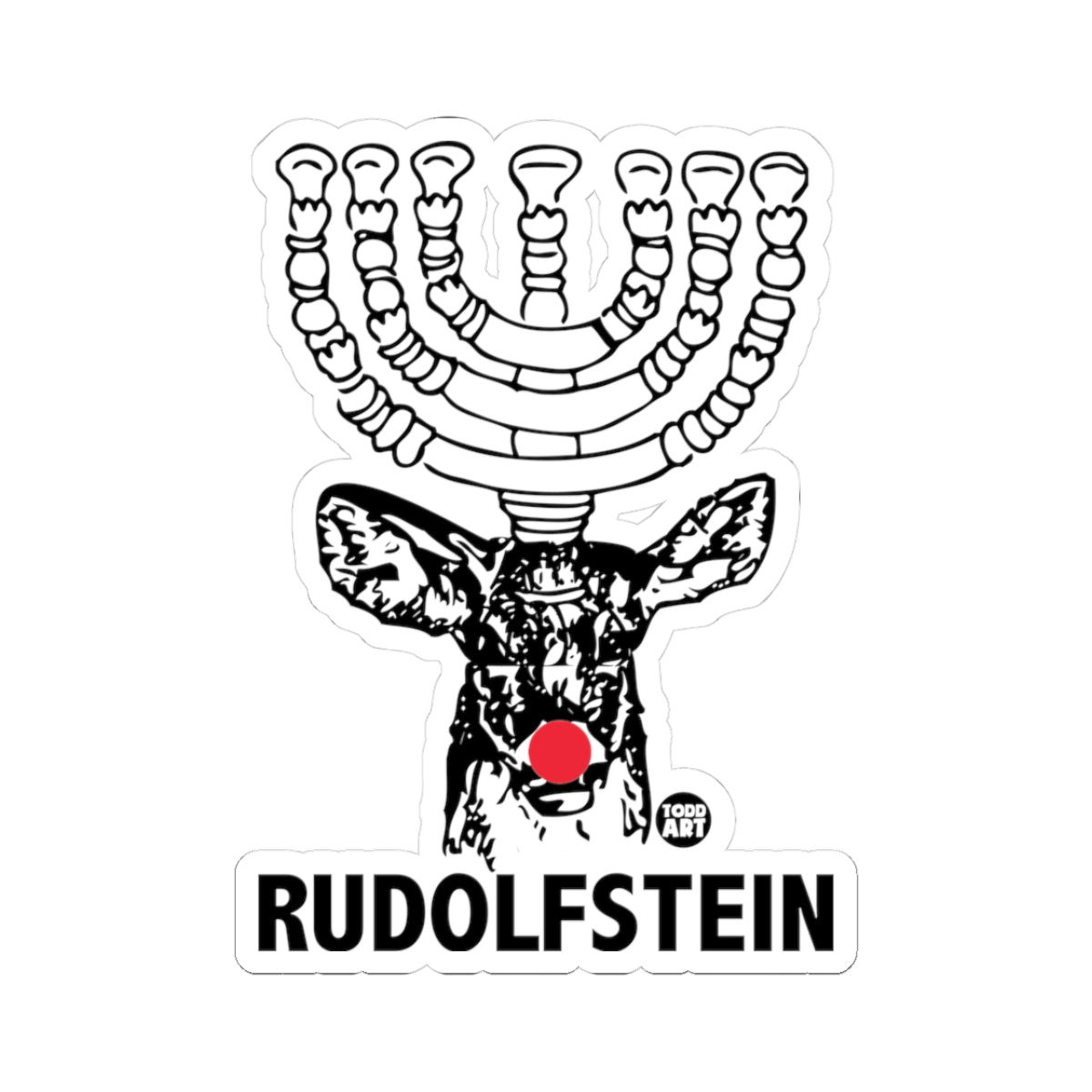 Rudolfstein Todd Art Sticker