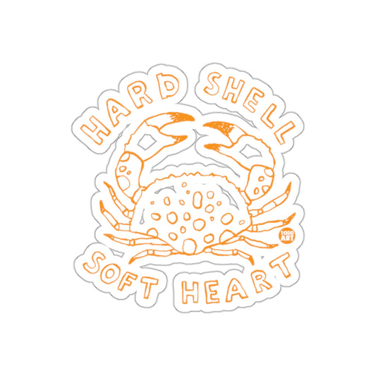 Hard Shell Soft Heart Crab Sticker Product