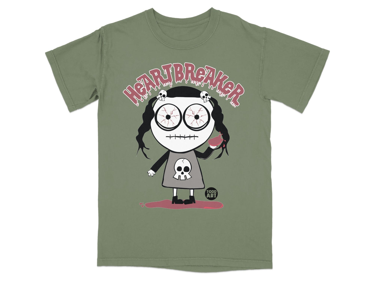 Heartbreaker Goth Graphic Tee for Unique Style