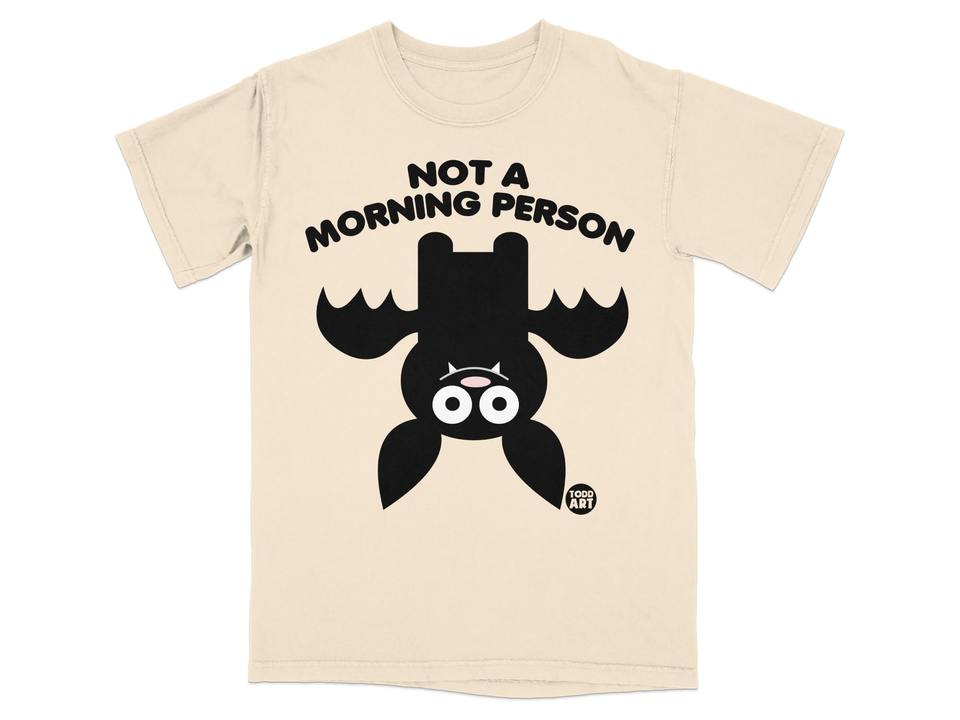 Not A Morning Person Funny Bat Graphic T-shirt