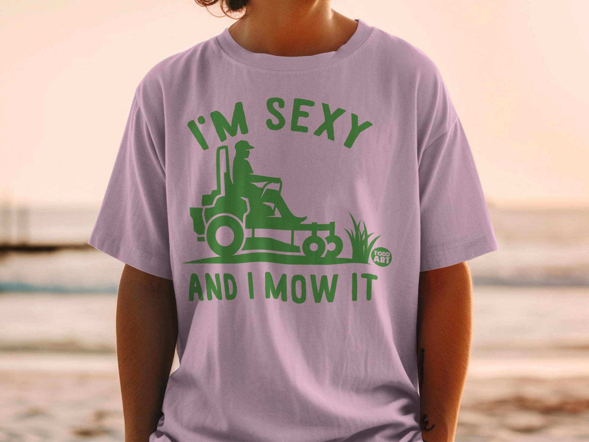 I'M SEXY AND I MOW IT Funny Lawn Mower Tee product type