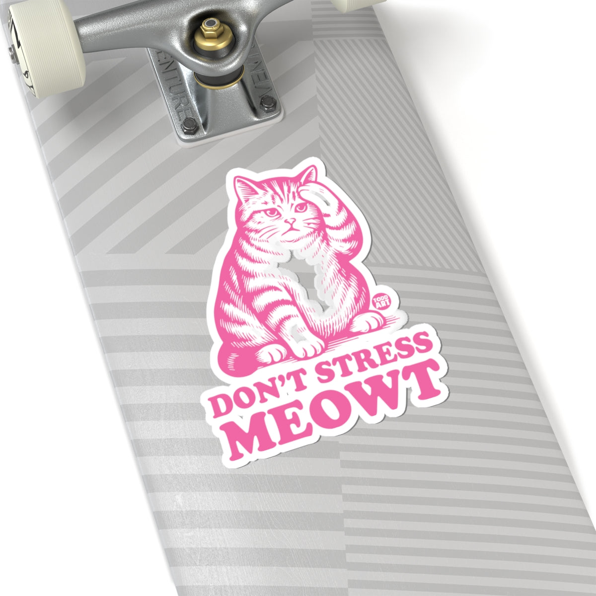 Chill CatTodd Art Sticker