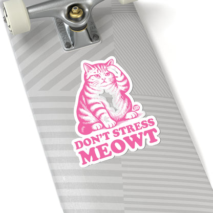 Chill CatTodd Art Sticker