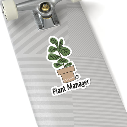 Plant ManagerTodd Art Sticker