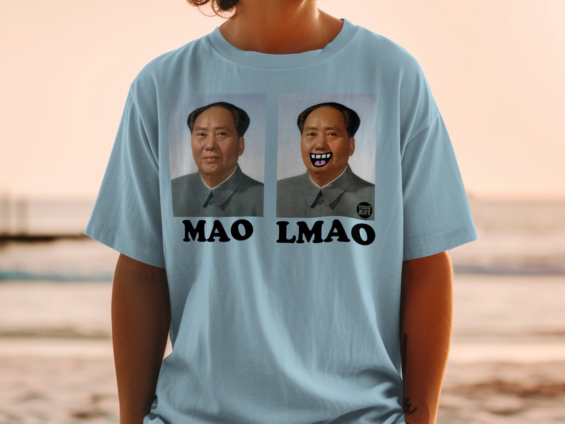 Mao LMAO Cartoon Humor Todd Art Graphic Design product type