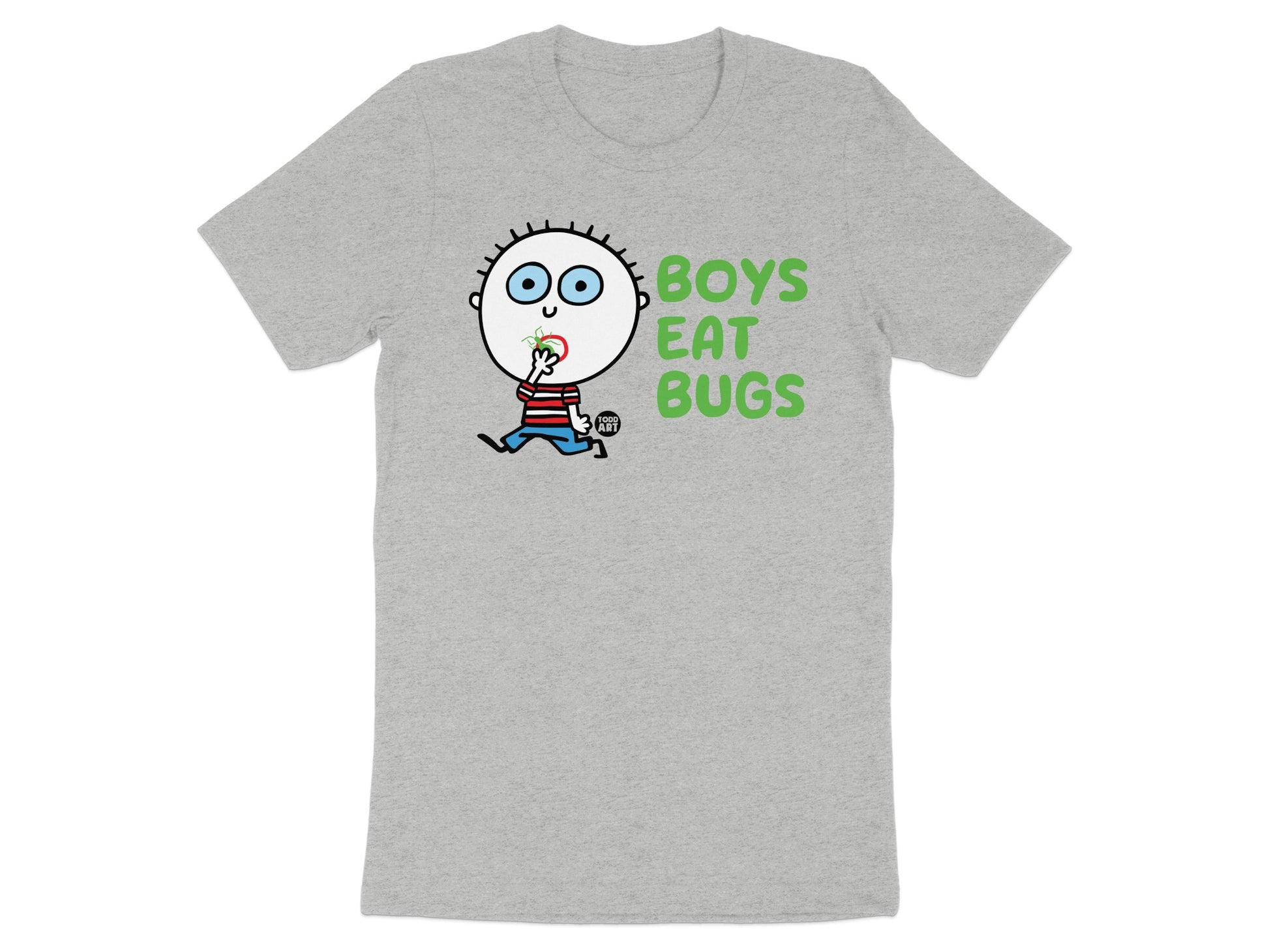 Boys Eat Bugs Graphic Short Sleeve Shirt