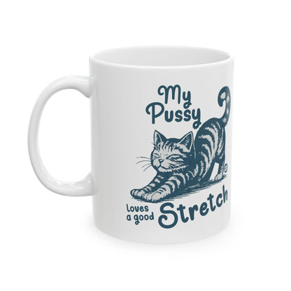 Pussy Stretch Todd Art Mug