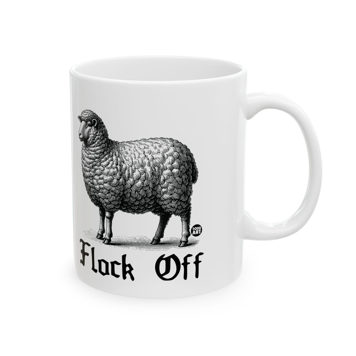 Fluffy Defiance Todd Art Mug
