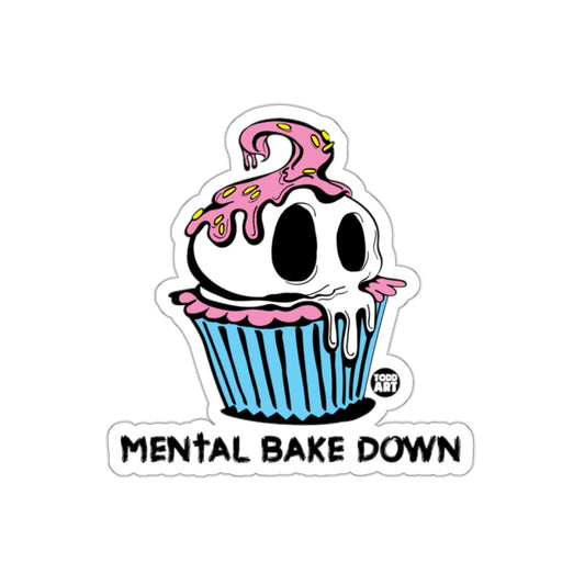 Mental Bake Down Cupcake Sticker Product
