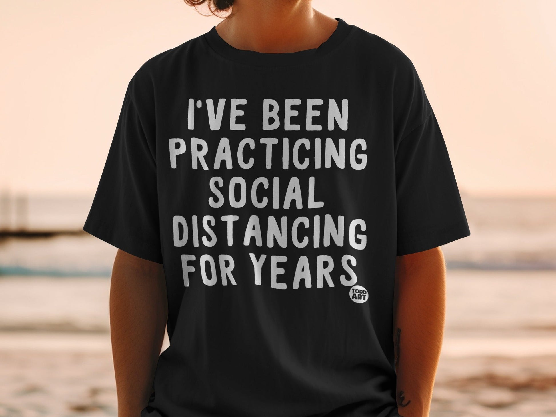Practicing Social Distancing For Years T-shirt