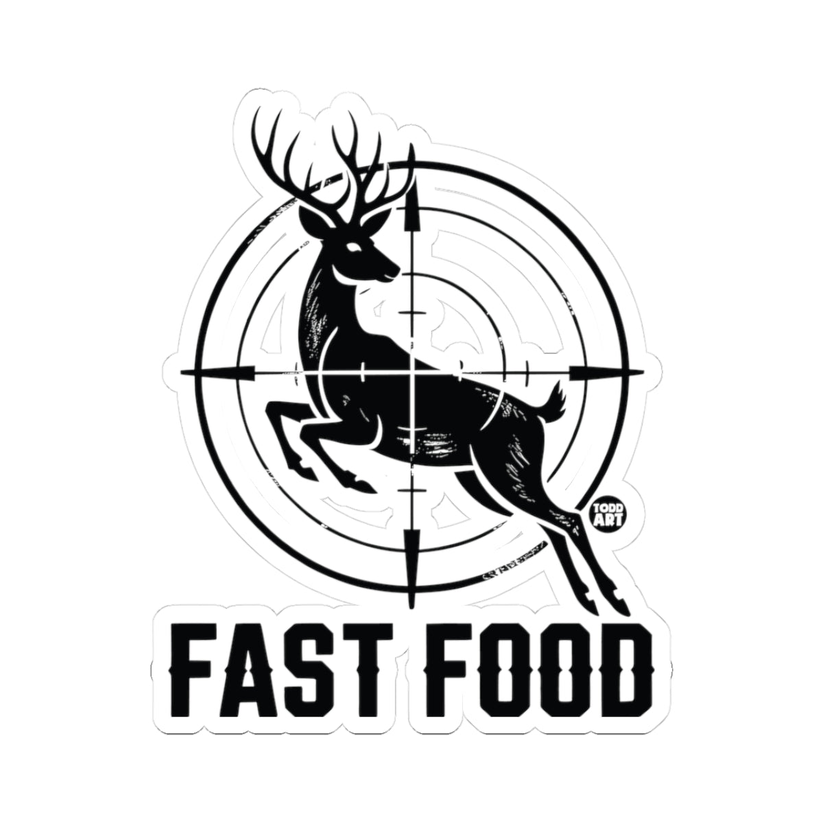 Precision HuntTodd Art Sticker