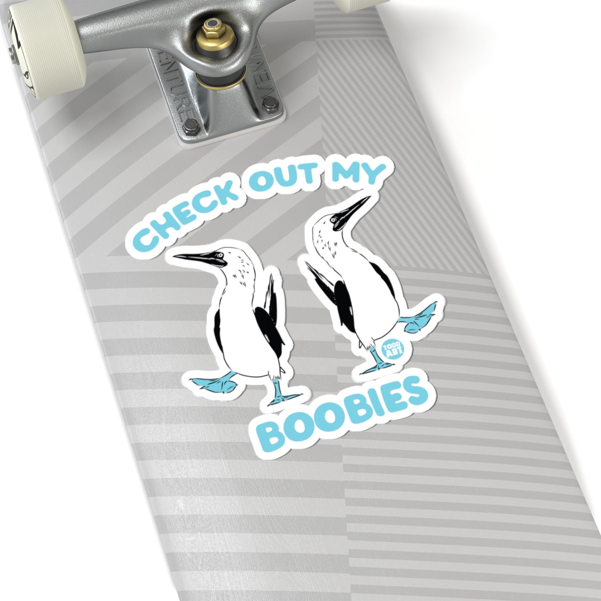 Boobies Todd Art Sticker