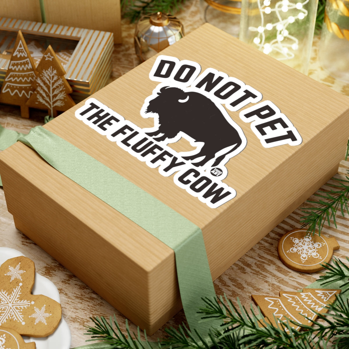 do not pet fluffy cow