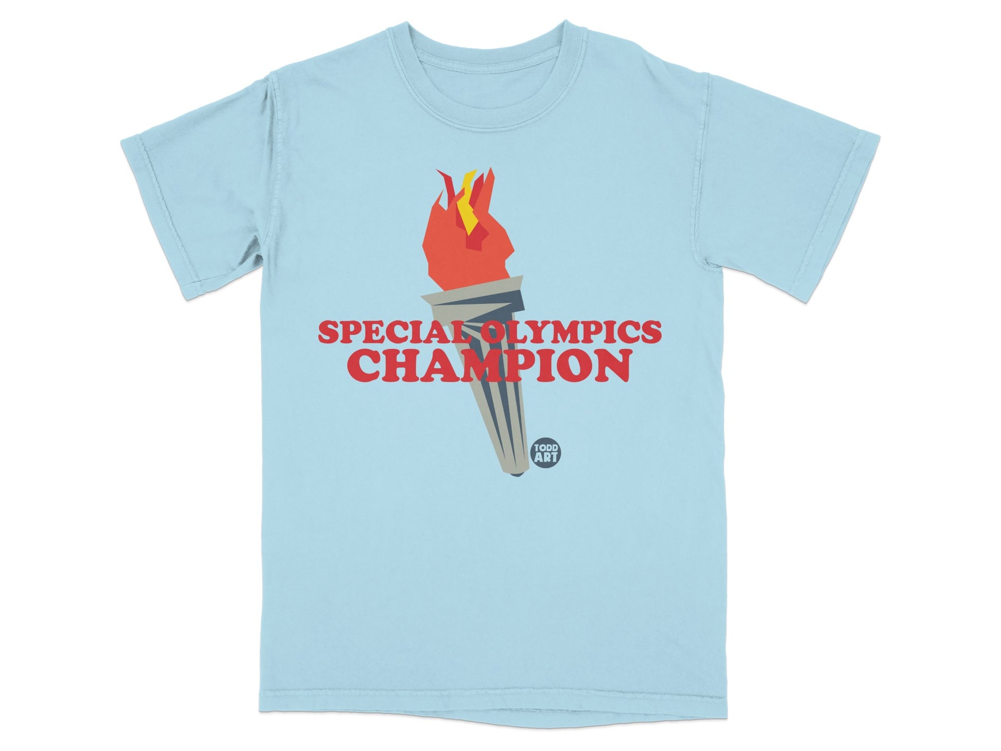 Light Blue Special Olympics Champion Torch product type