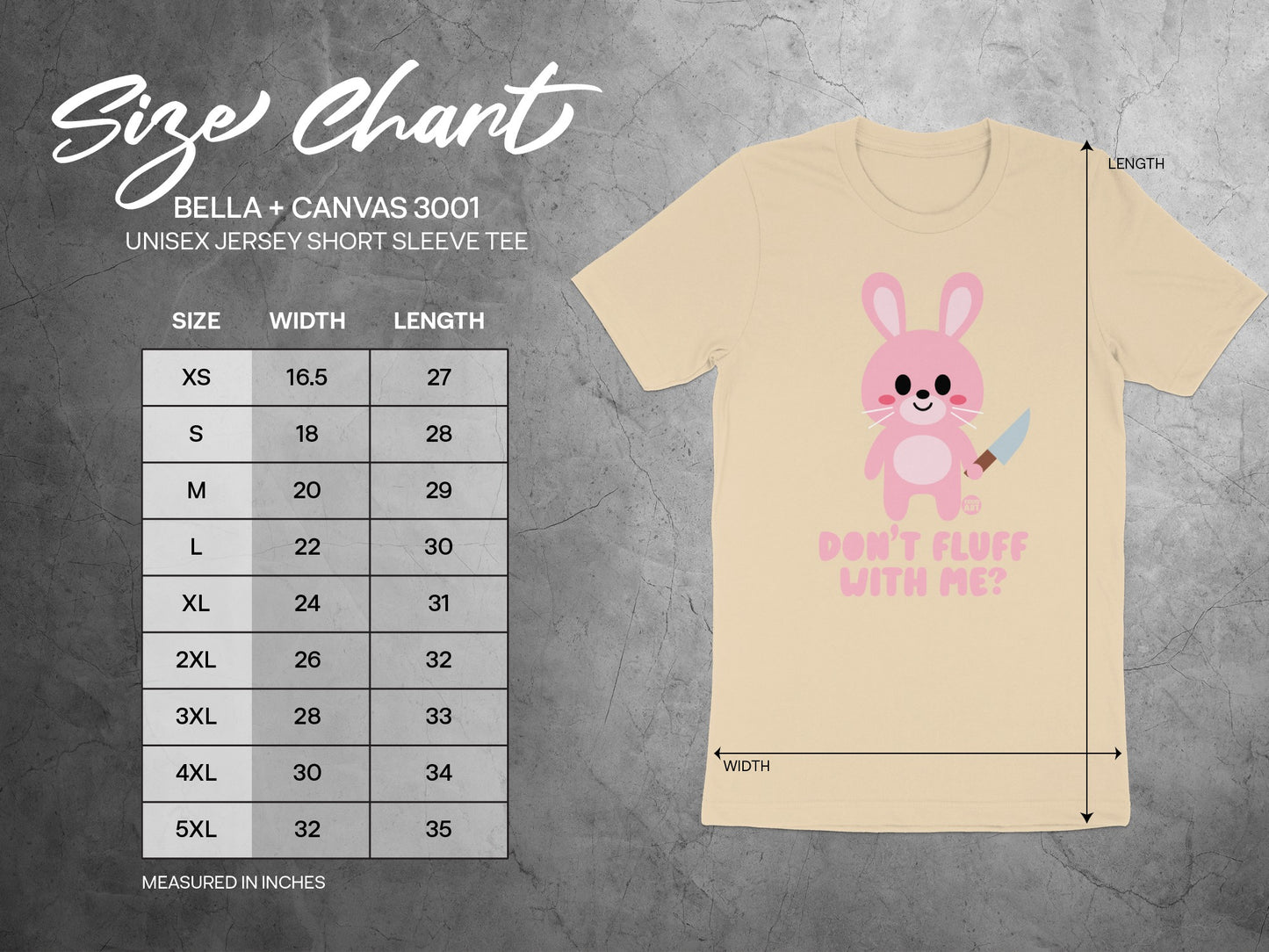 Don't Fluff With Me Pink Bunny Graphic Tee
