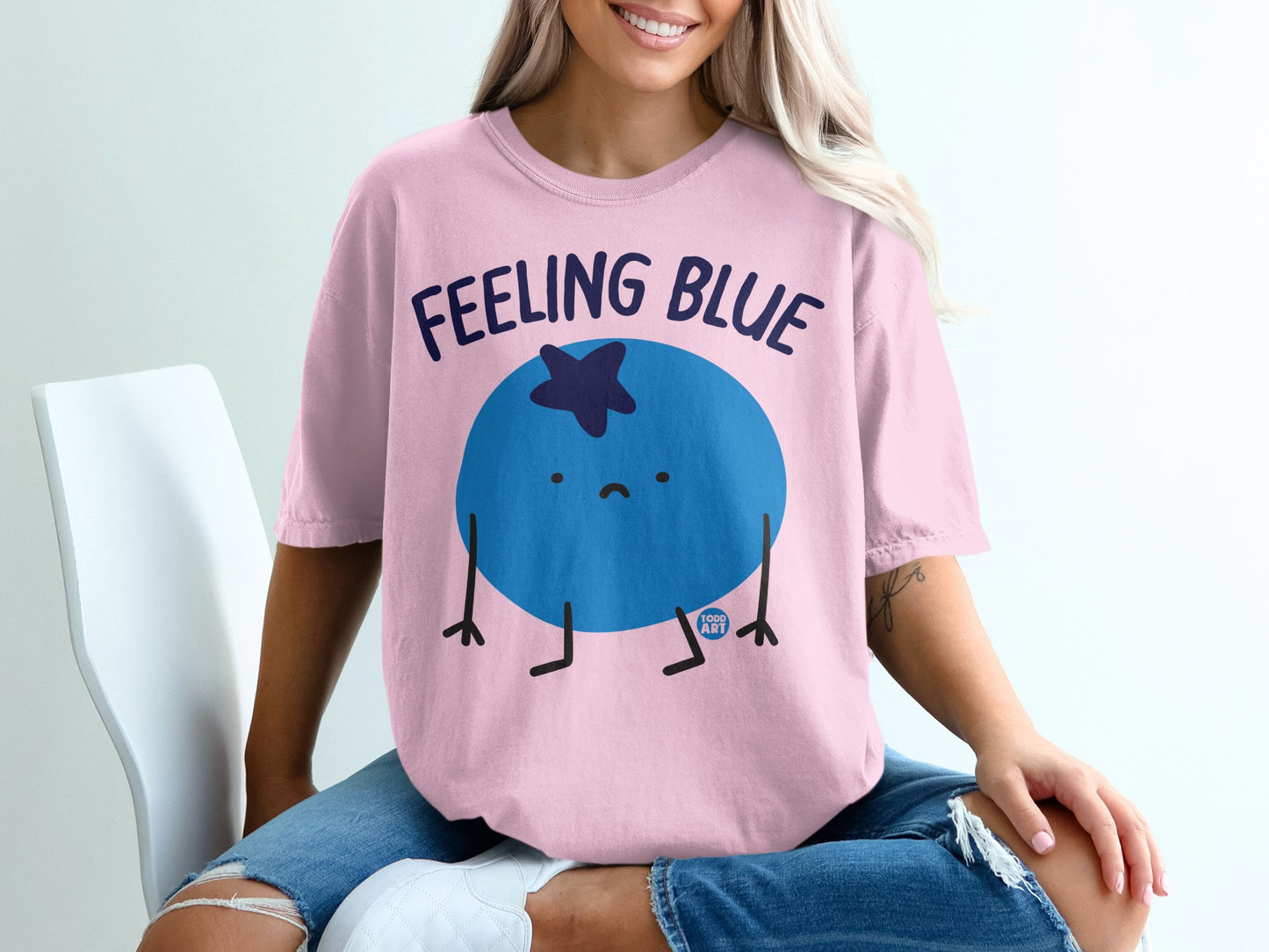 Pink Feeling Blue Blueberry Character Cartoon product type