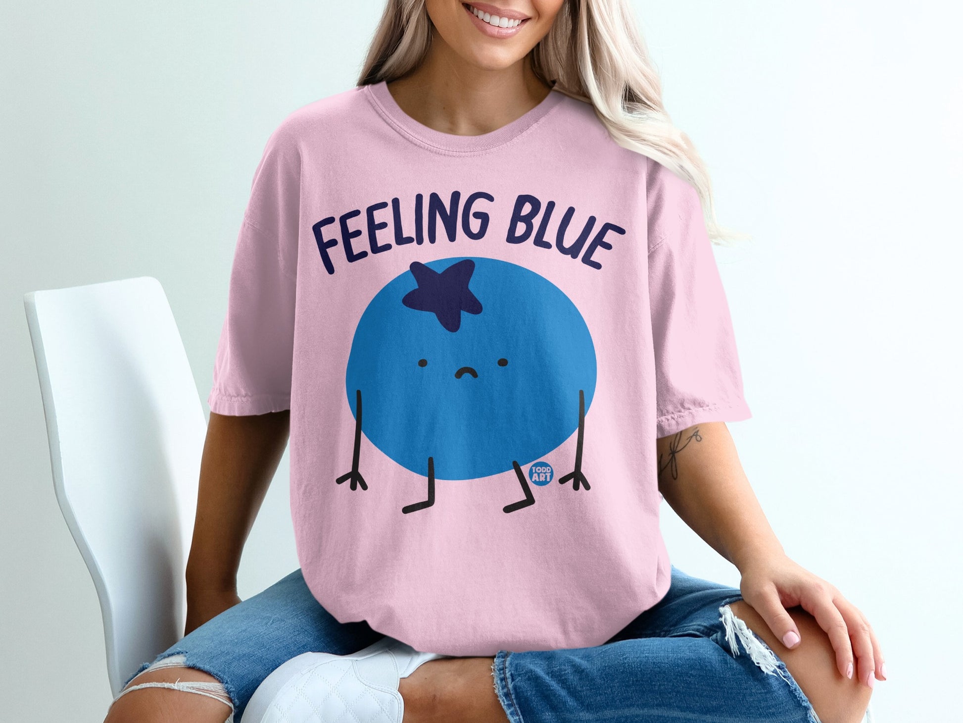 Pink Feeling Blue Blueberry Character Cartoon product type