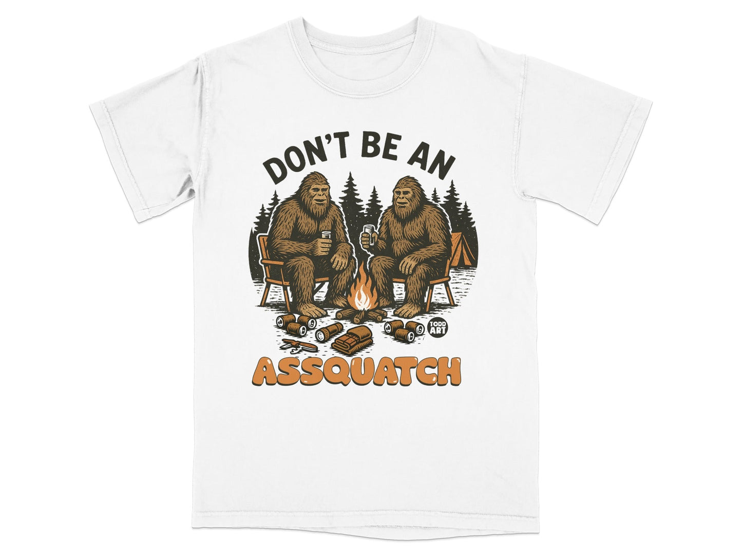 Don't Be An Assquatch Funny Bigfoot T-Shirt