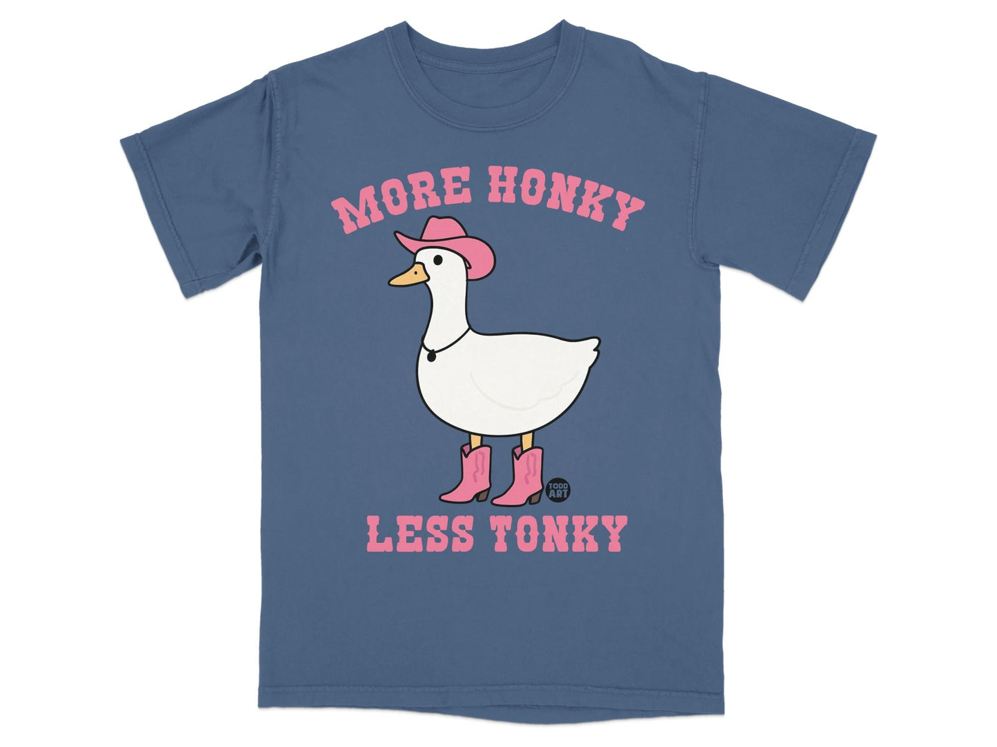 More Honky Less Tonky Duck Graphic T-Shirt