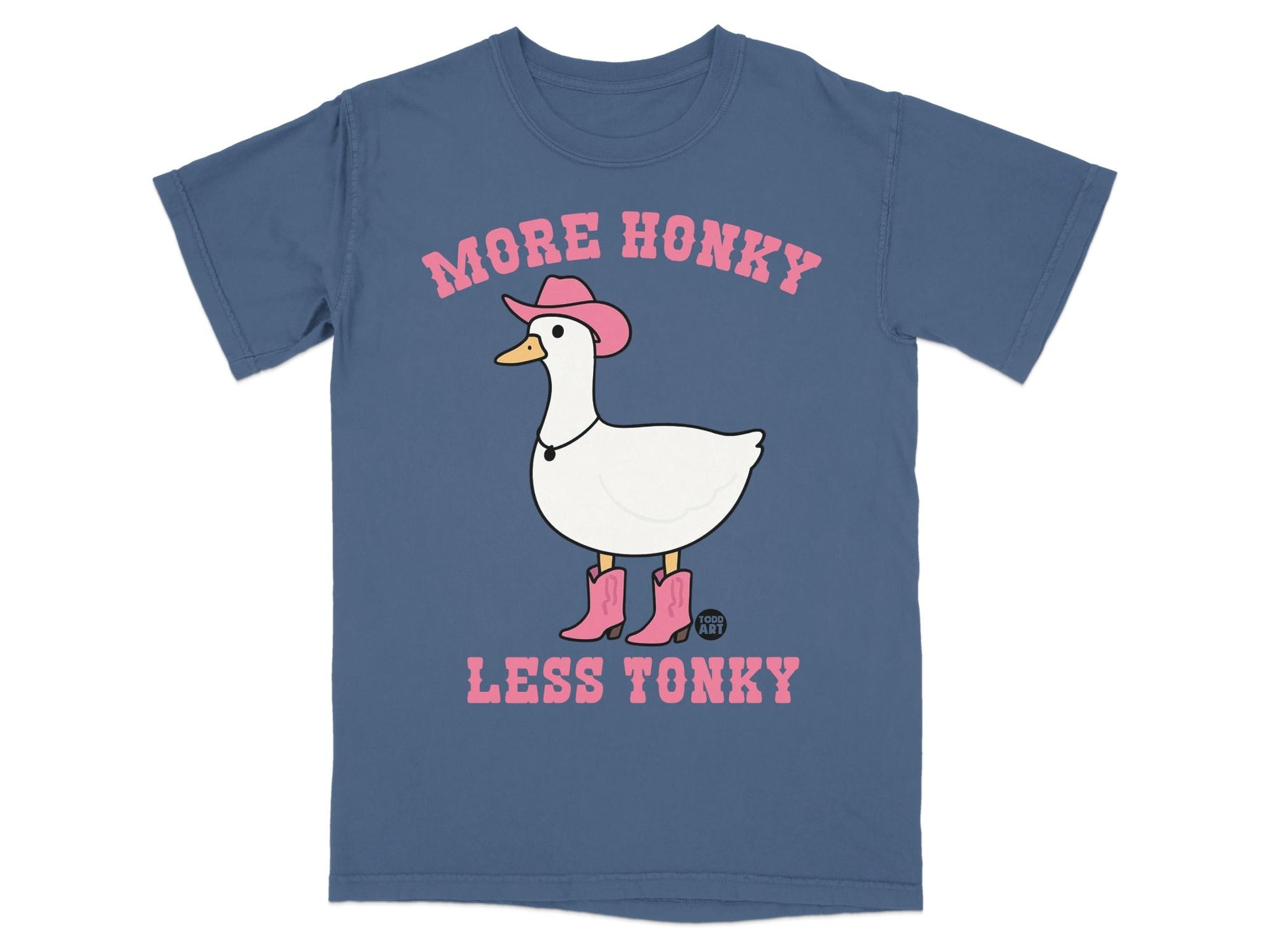 More Honky Less Tonky Duck Graphic T-Shirt