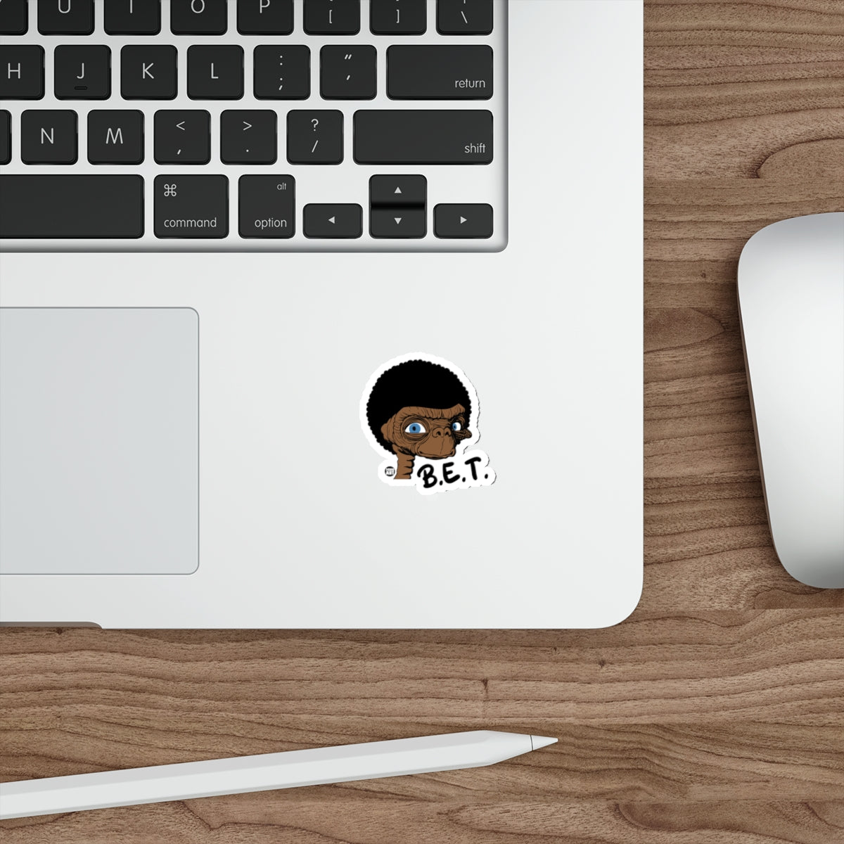 BET The Extra Terrestrial With An Afro Style sticker