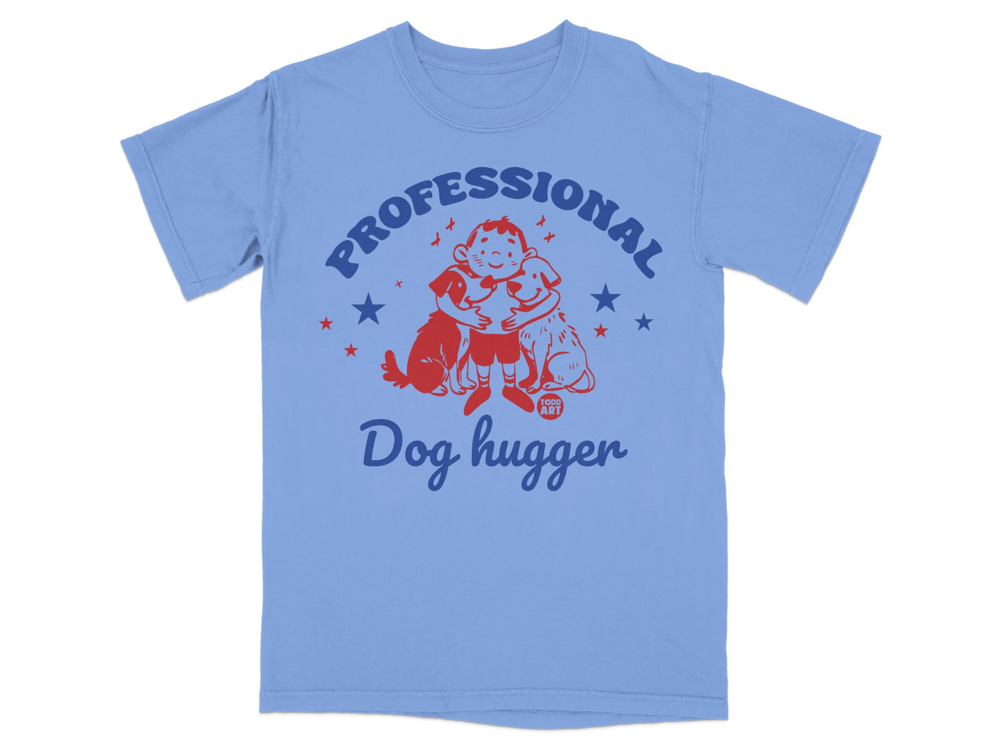 Professional Dog Hugger Graphic Tee for Animal Lovers