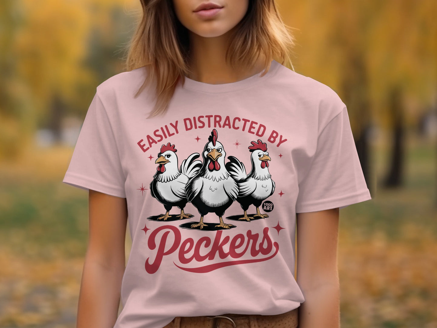 Easily Distracted by Pecker Comical Fashion Product