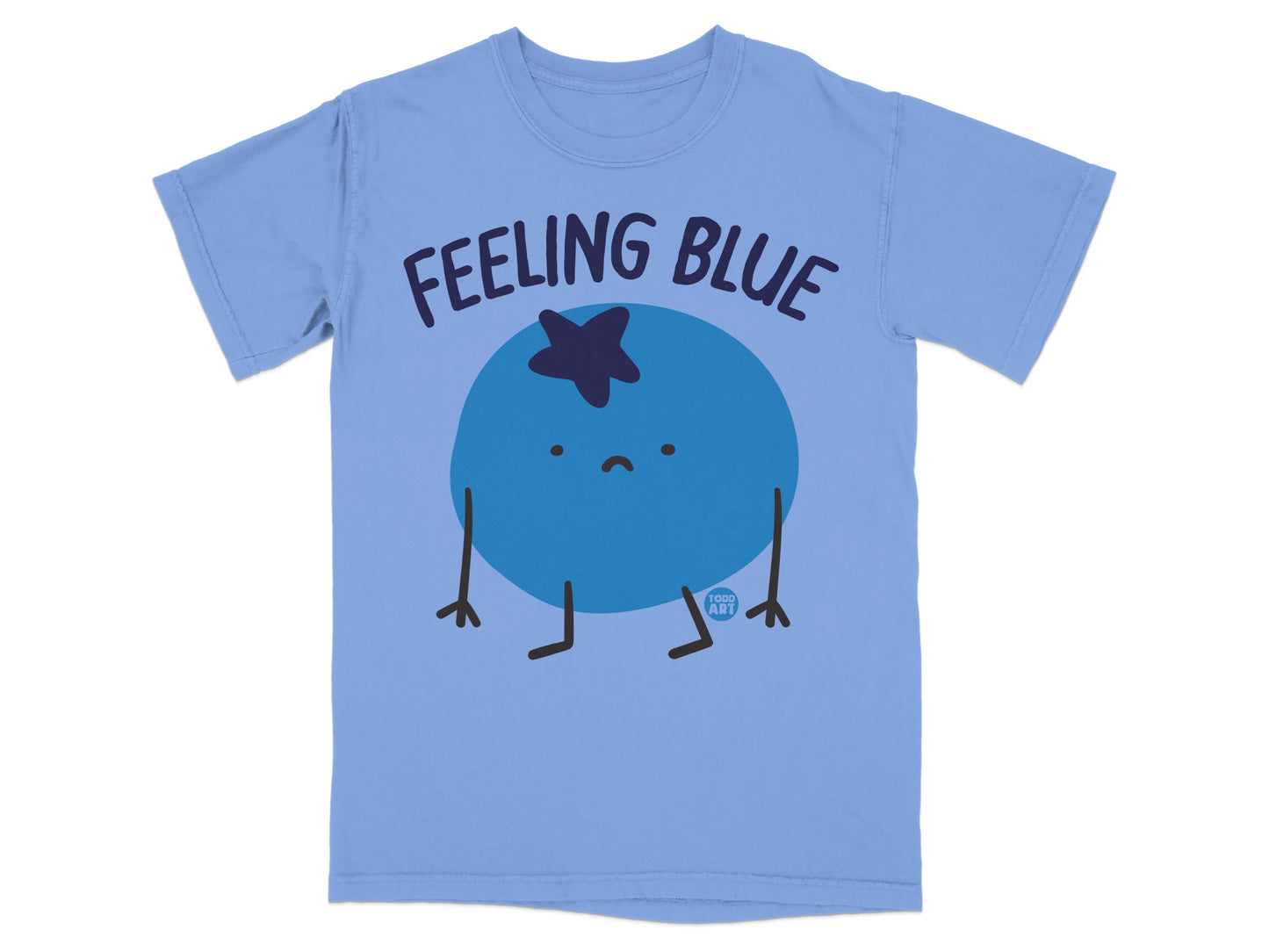 Feeling Blue Sad Blueberry Character product type
