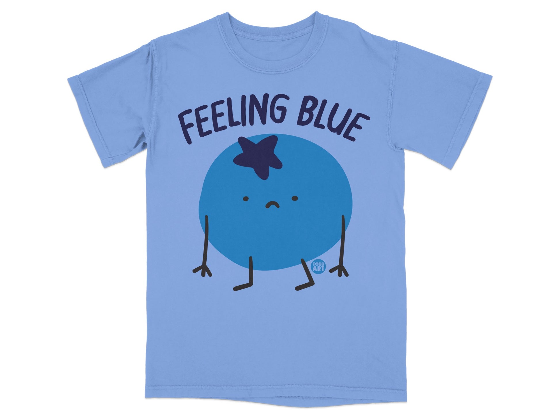 Feeling Blue Sad Blueberry Character product type