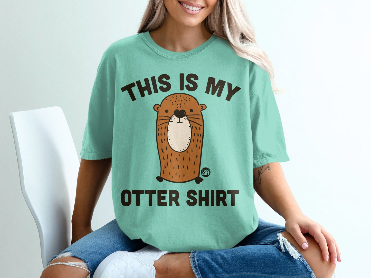 This is my otter shirt funny graphic tee shirt product