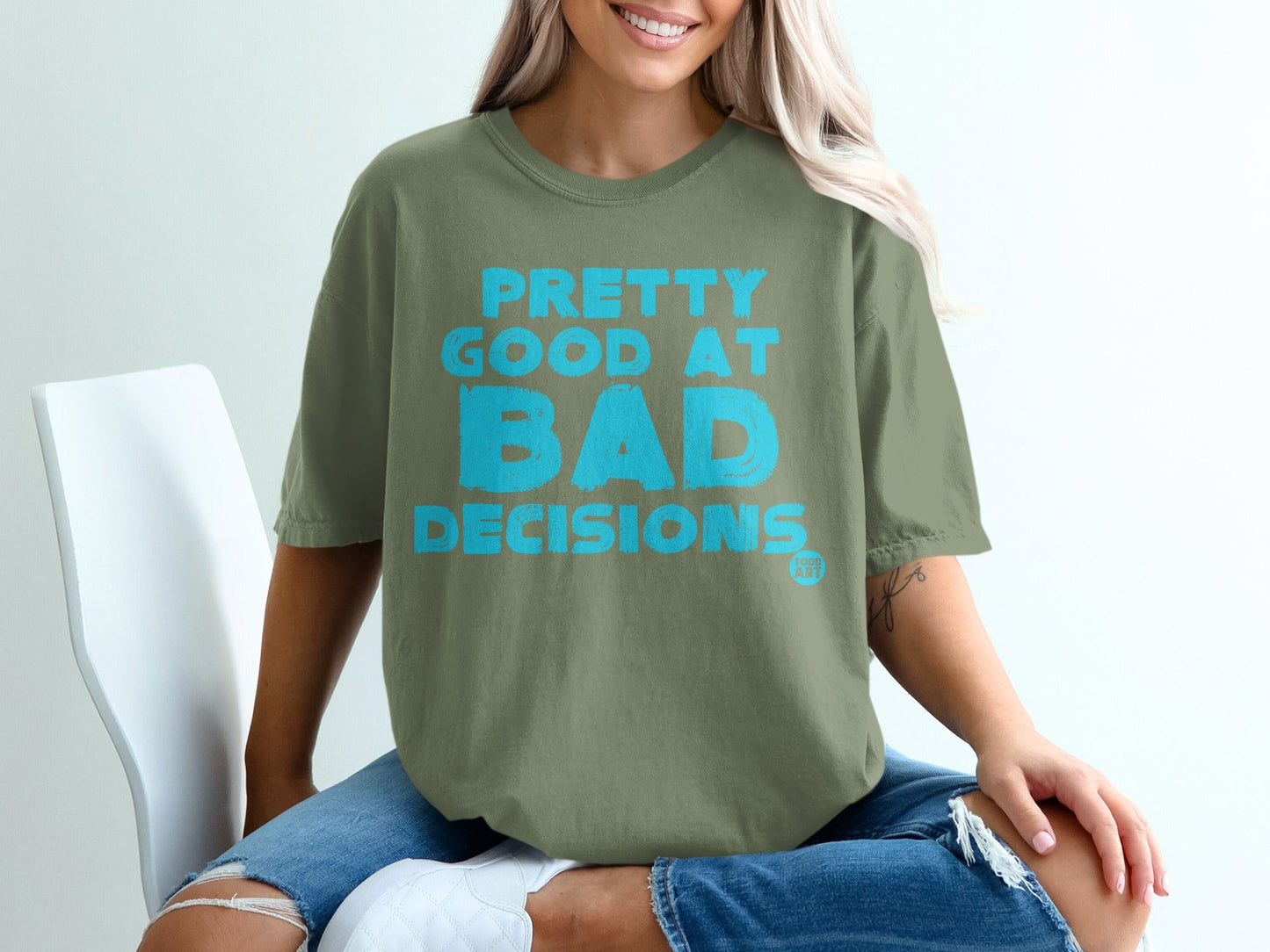 Pretty Good At Bad Decisions Graphic Shirt