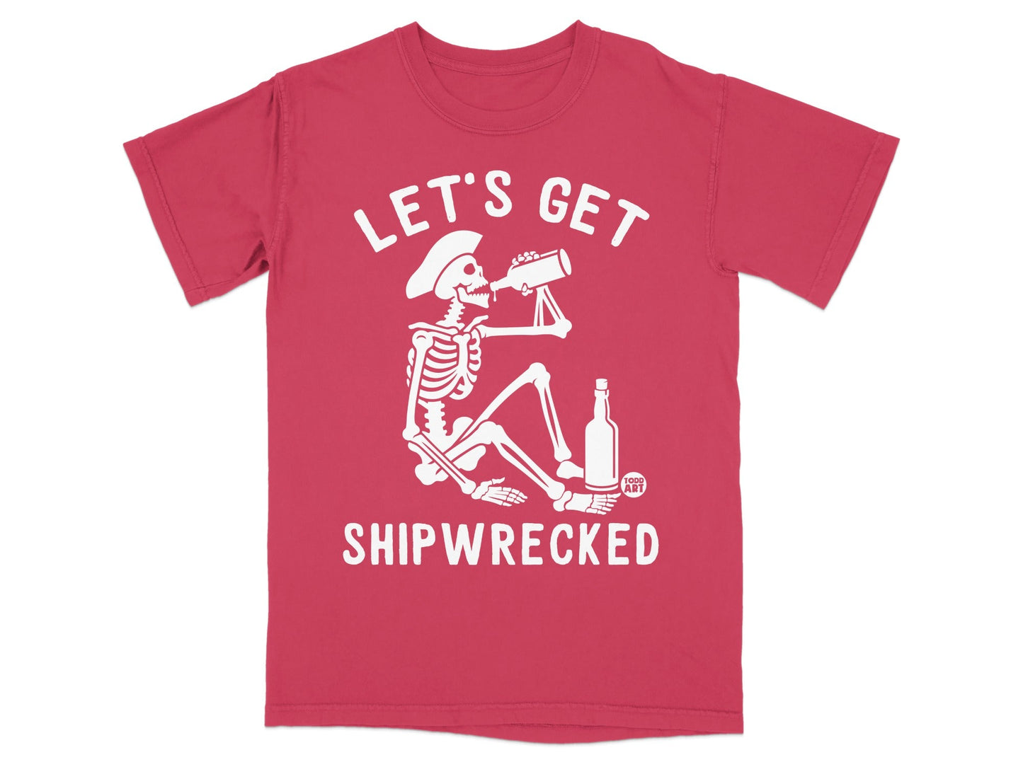 Let's Get Shipwrecked Skeleton T-Shirt