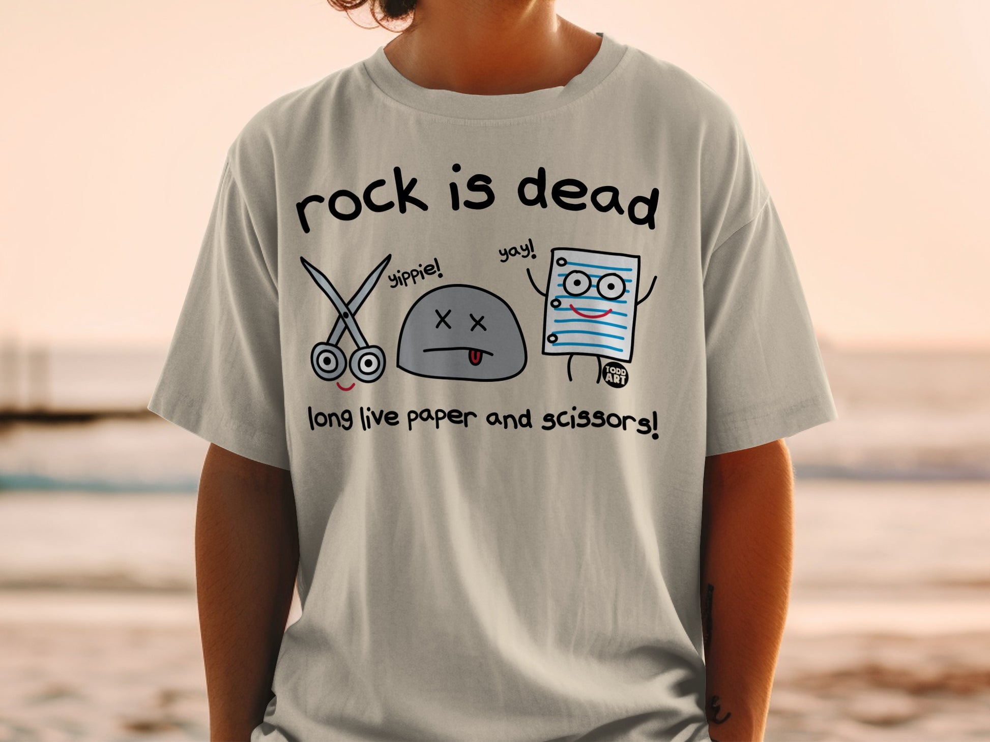 Rock Is Dead Long Live Paper And Scissors product type