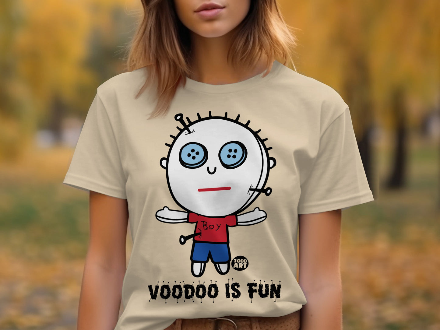 Voodoo Is Fun Boy Graphic Tee Shirt Product