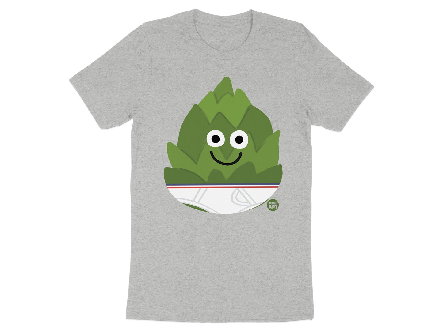 Smiling Vegetable Surprise Funny T-Shirt for All Ages