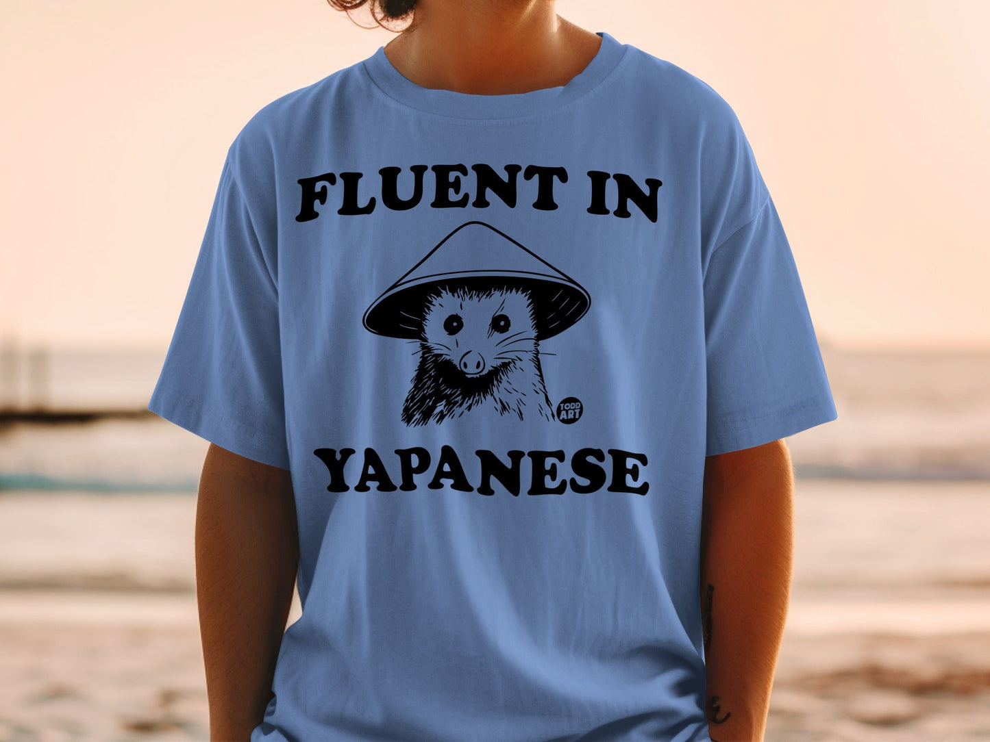Fluent in Yapanese Funny Hedgehog T-Shirt Unique Print