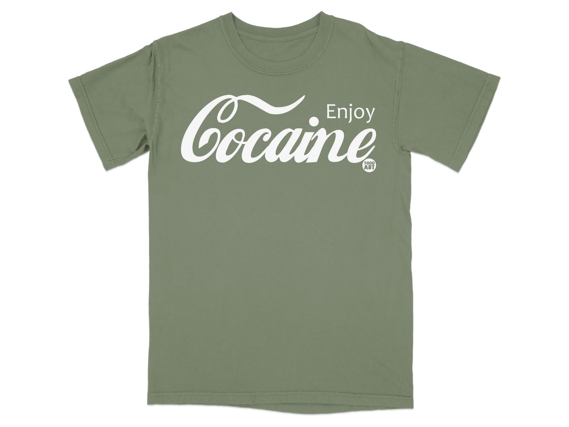 Enjoy Cocaine Todd Art Design T-Shirt