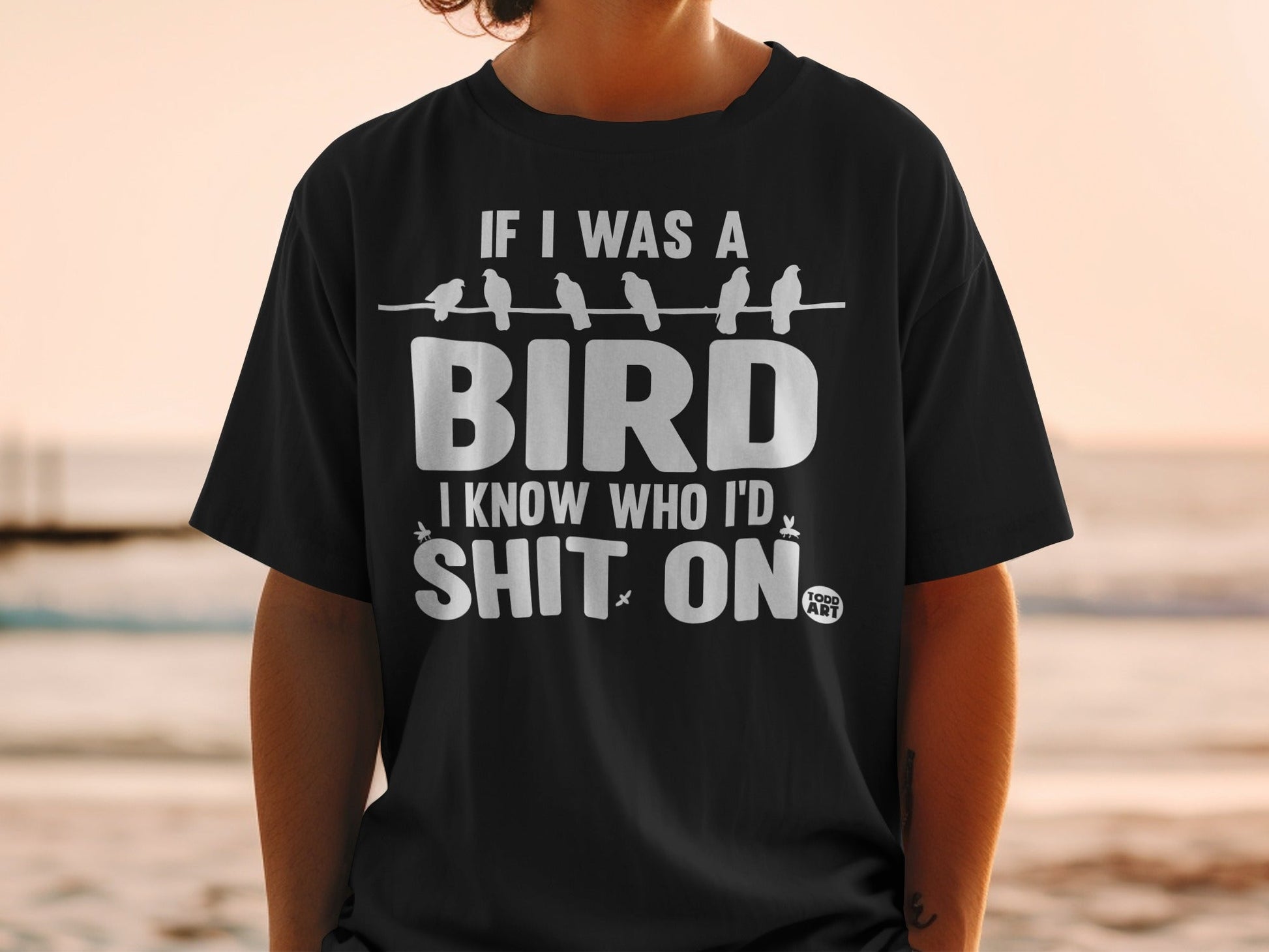 If I Was A Bird I Know Who I'd Shit On T-Shirt