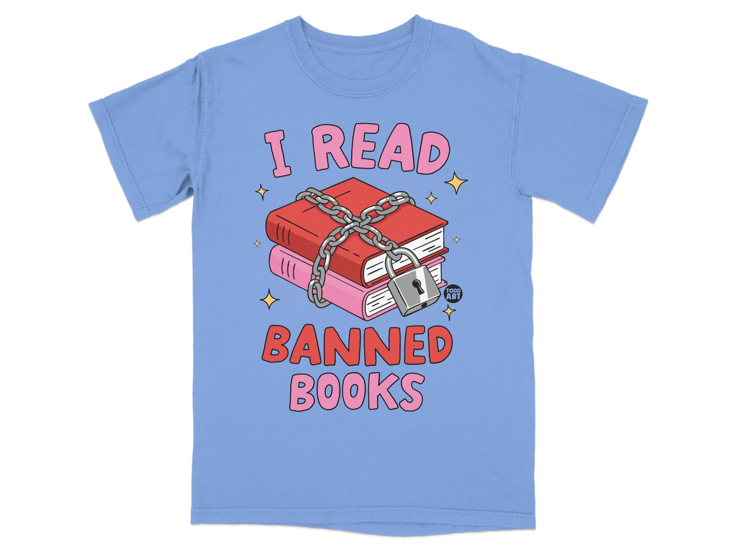 I Read Banned Books Design T-Shirt for Book Lovers