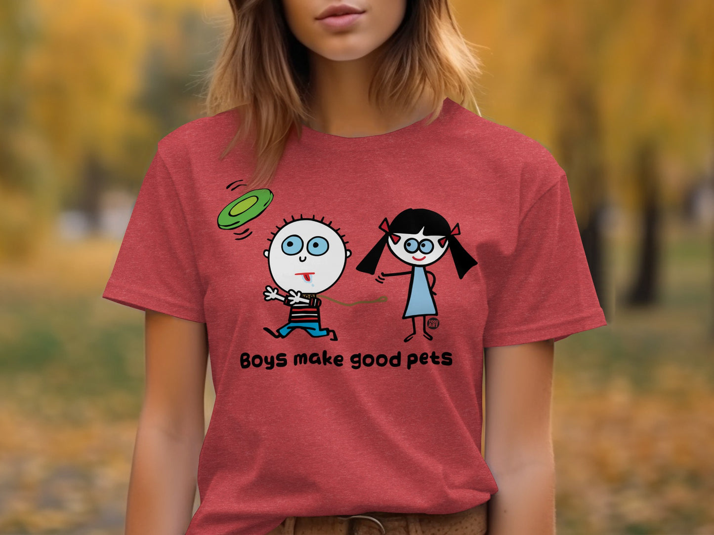 Boys Make Good Pets Funny Graphic T-Shirt