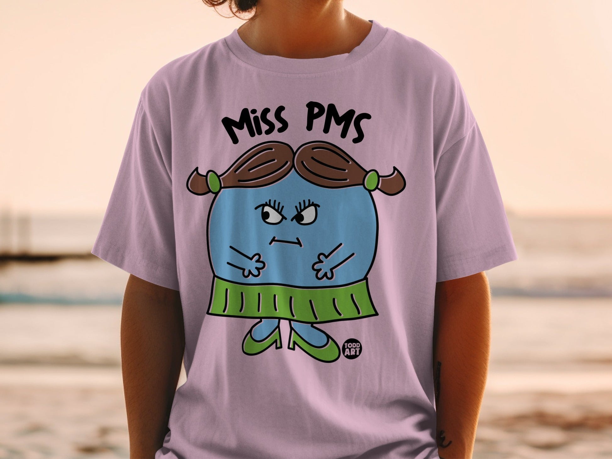 Miss PMS Cartoon Graphic Unisex T-Shirt