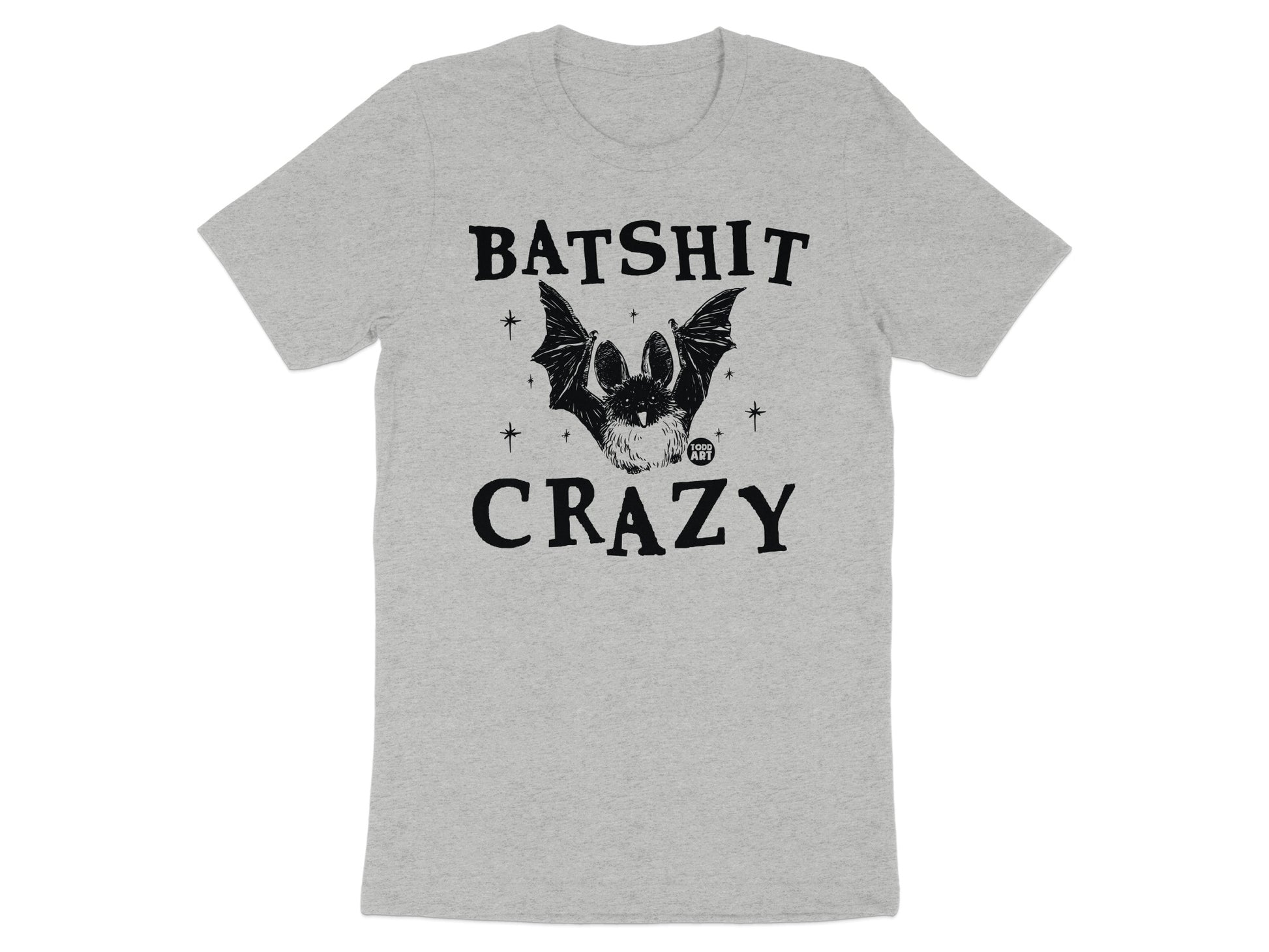 Batshit Crazy Graphic T-Shirt Halloween Tee