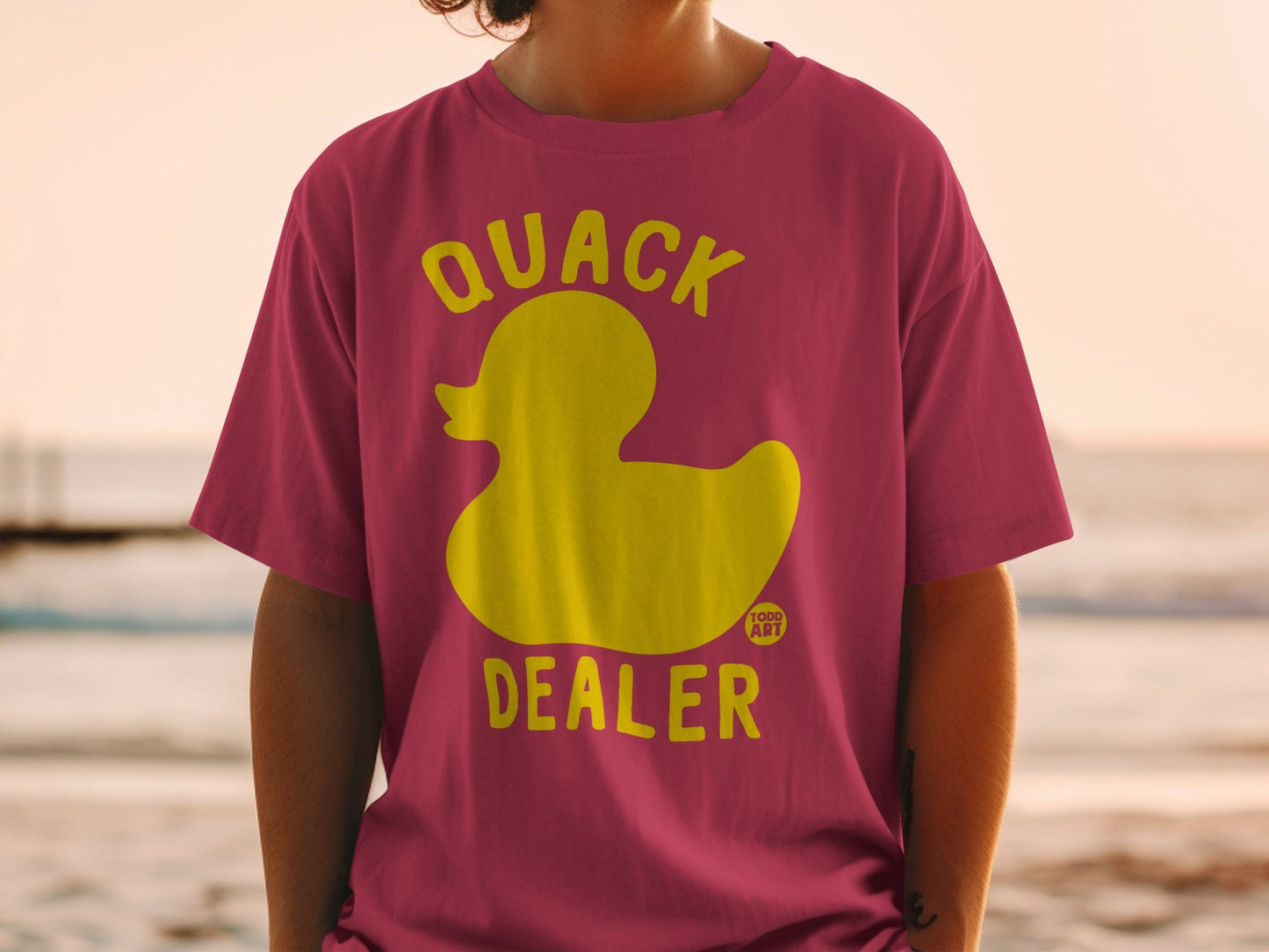 Quack Dealer Duck Graphic Tee Shirt Fun Apparel