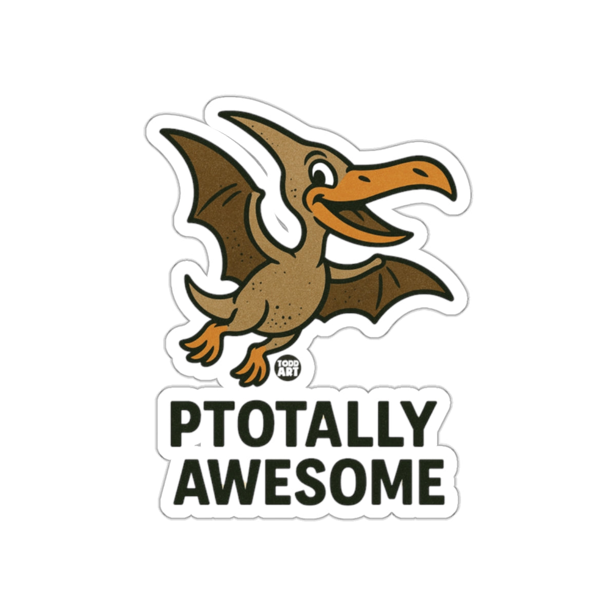 PTOTALLY AWESOME Pterodactyl sticker product