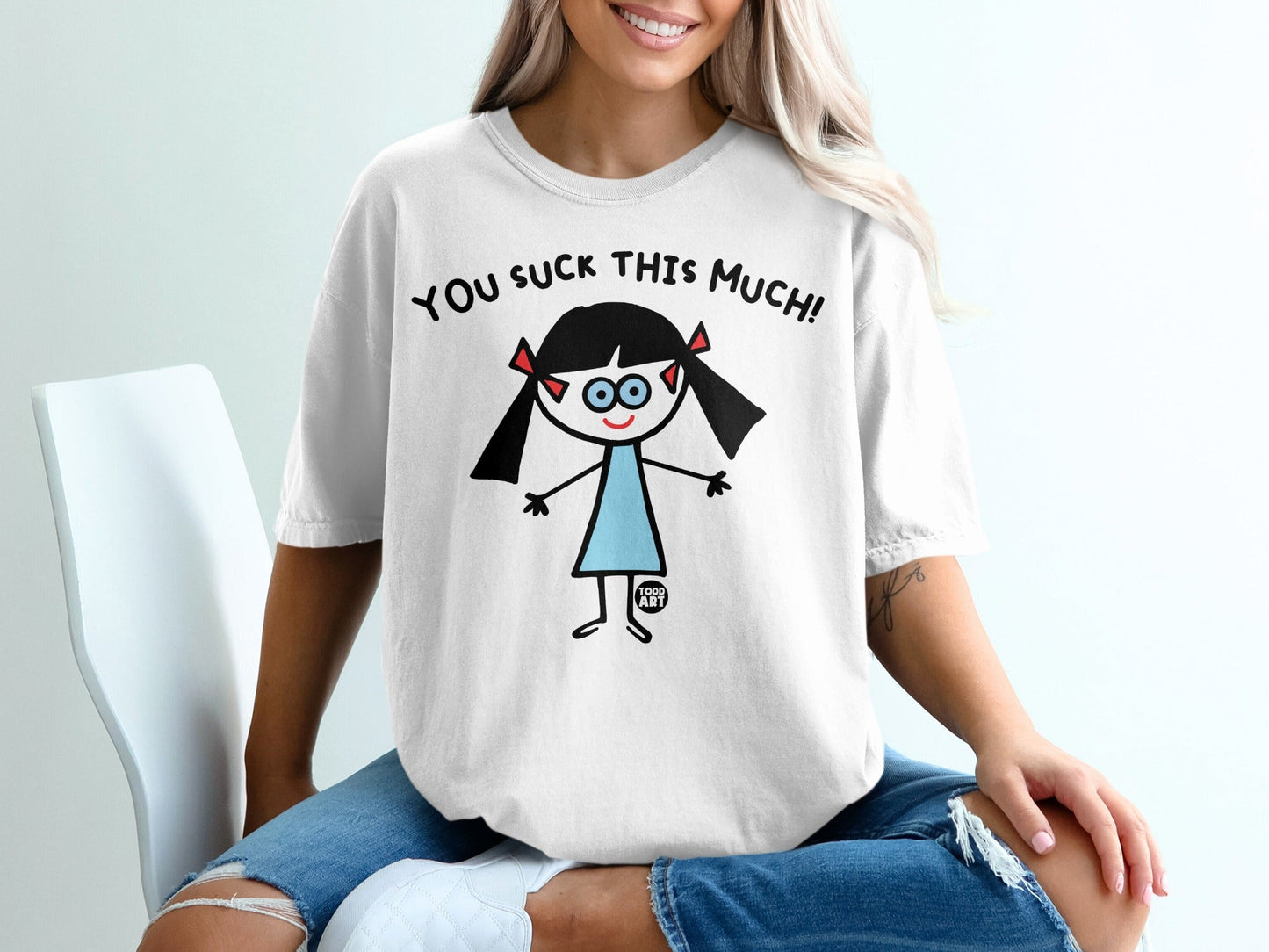 You Suck This Much! Cartoon Character T-shirt