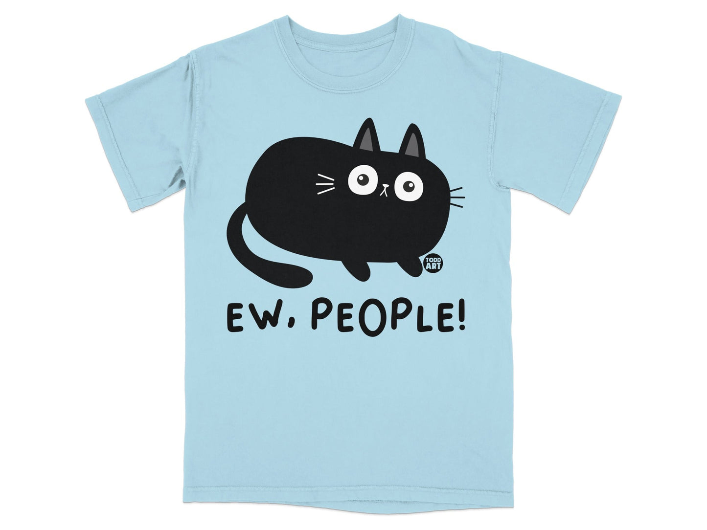 Ew People Cat Design Unisex Short Sleeve T-Shirt