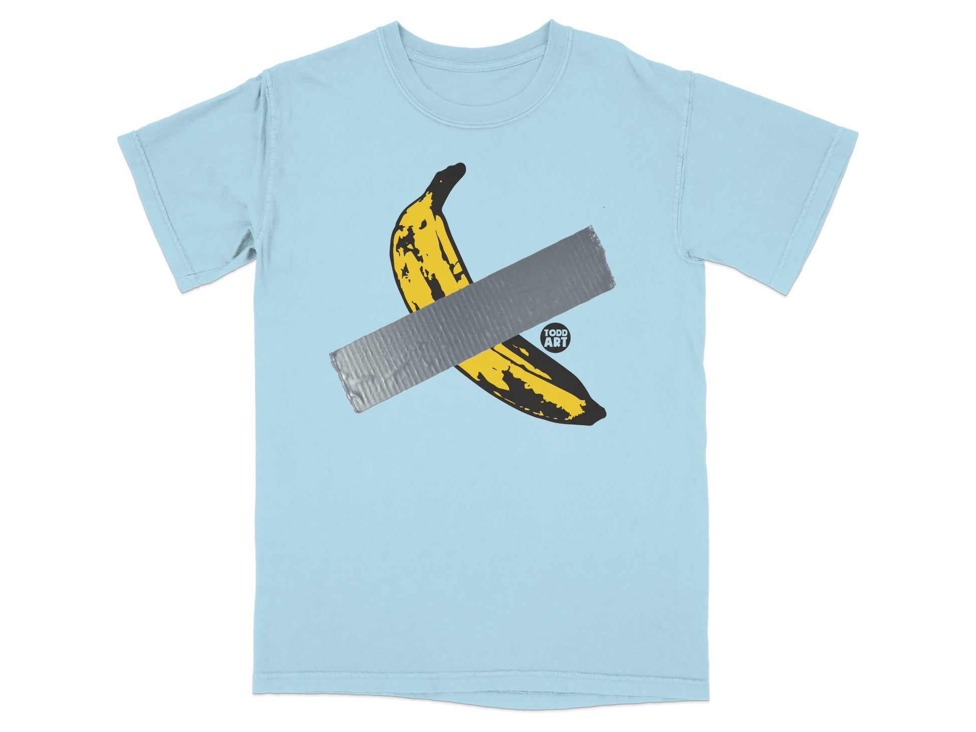 TODD ART Blue Banana Duct Tape Design Shirt product type
