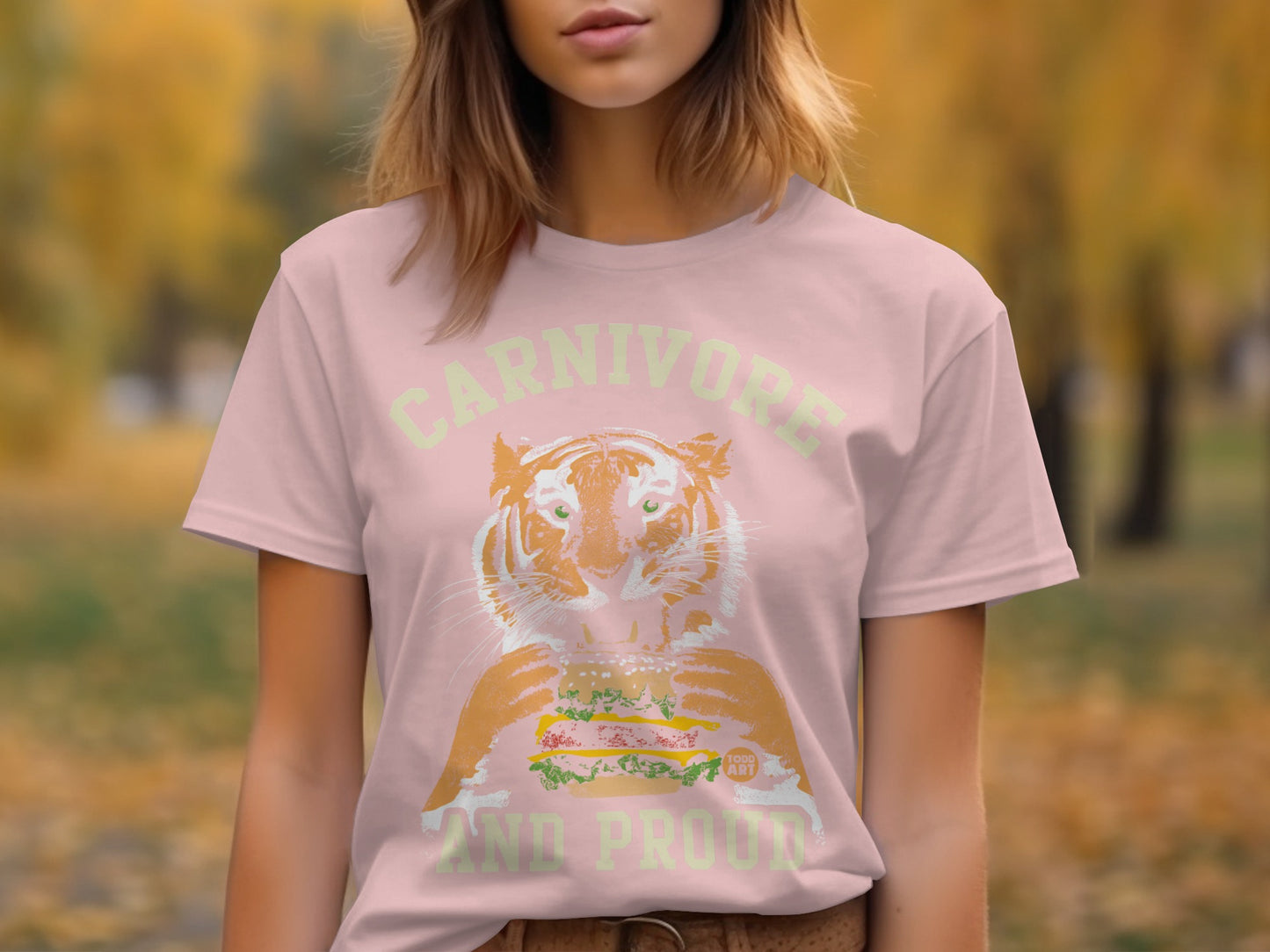 Carnivore and Proud Tiger Graphic T-Shirt Product