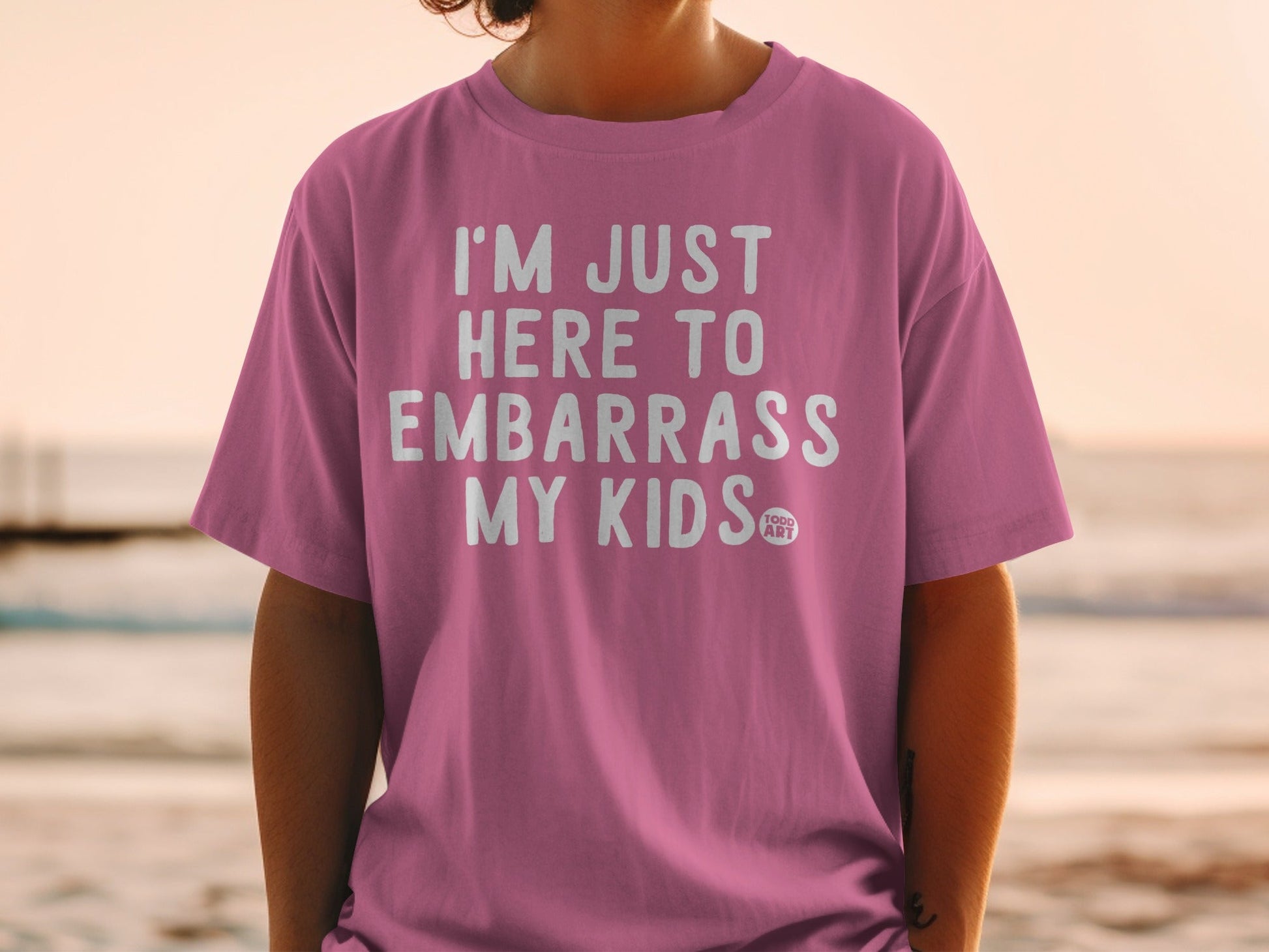 I'm Just Here to Embarrass My Kids Graphic Tee