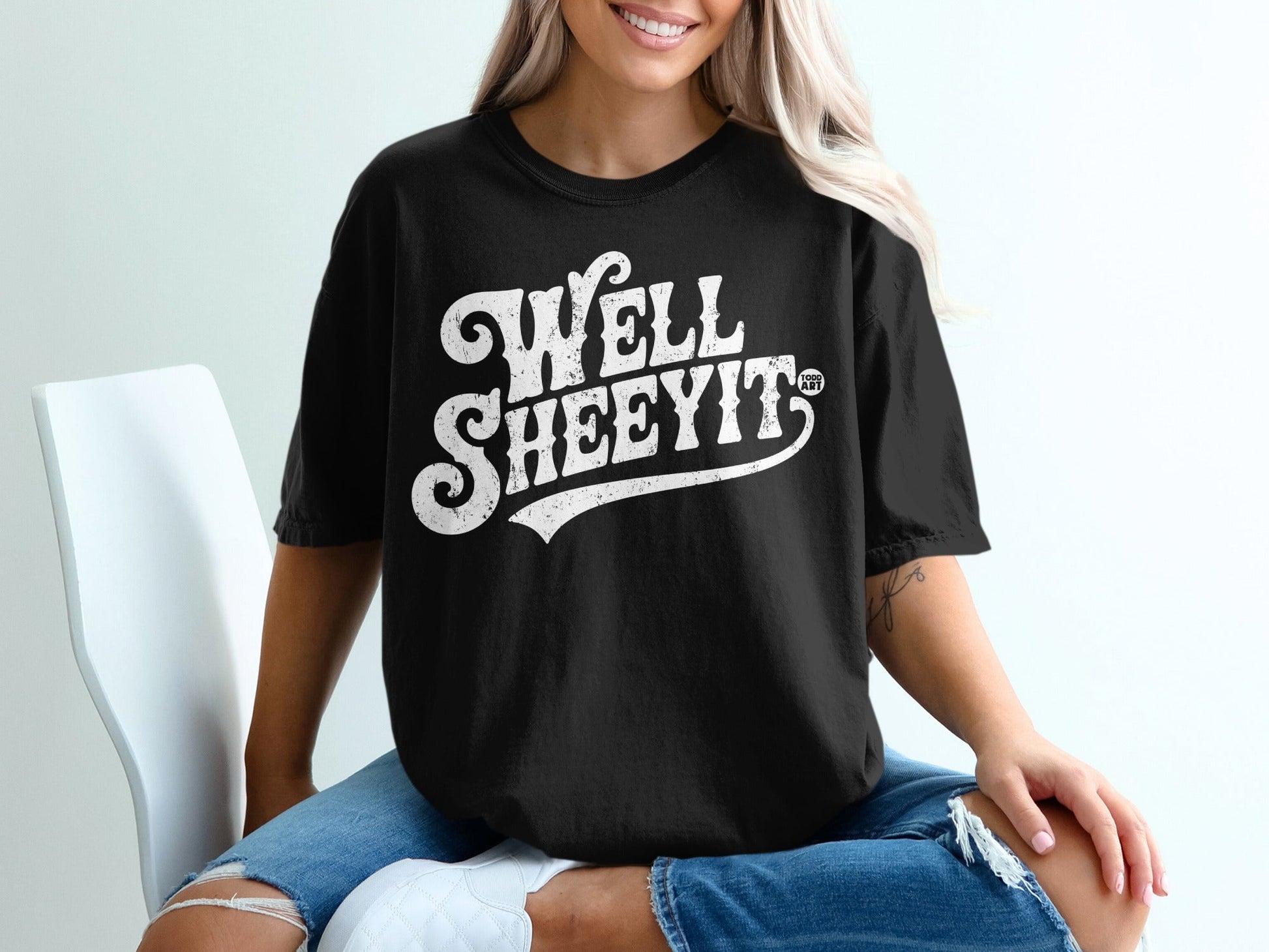 WELL SHEEYIT Graphic Tee for Casual Wear